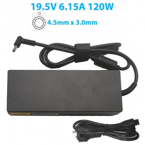 Τροφοδοτικό Laptop - AC Adapter για HP 19.5V 6.15A 120W 4.5mm x 3.0mm Blue OEM Υψηλής ποιότητας