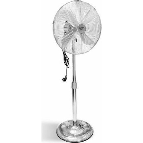 Silver Ανεμιστήρας Ορθοστάτης 50W Διαμέτρου 40cm