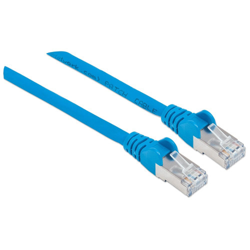 INTELLINET ICOC LS6-075BL Copper Patch Καλώδιο Δικτύου CAT 6 Μπλε SFTP LSZH 7.5m