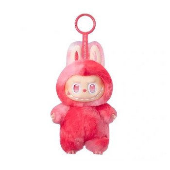 Μπρελόκ κουκλάκι τύπου Labubu Κόκκινο
