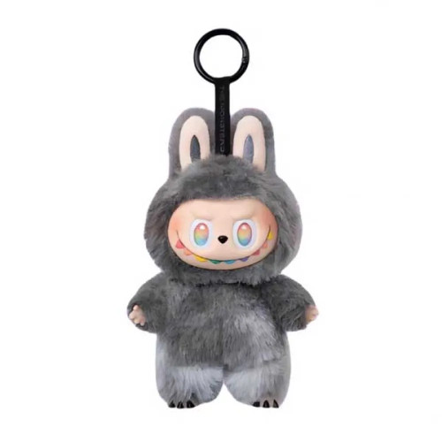 Μπρελόκ κουκλάκι τύπου Labubu Μαύρο