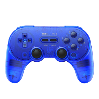 8BitDo Pro 2 Bluetooth Gamepad Transparent Blue - 80GJ