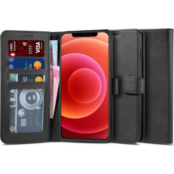 Tech-Protect Wallet 2 Δερματίνης Μαύρο (iPhone 12 / 12 Pro)