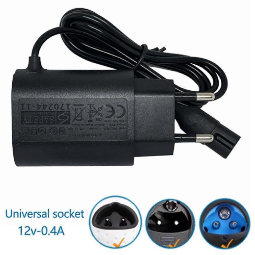 12V 0.4A Replacement Shaving Charger Compatible with Braun Series S3 S5 S7 S8 S9 Electric Shaver Charger Adapter
