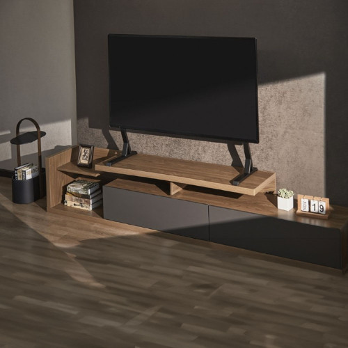 GEMBIRD 3 STAGE HEIGHT TABLETOP TV STAND 45′-90′ MAX VESA 800×400