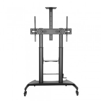 GEMBIRD HEIGHT ADJUSTABLE TV FLOOR STAND WITH CASTER WHEELS 60′ – 100′