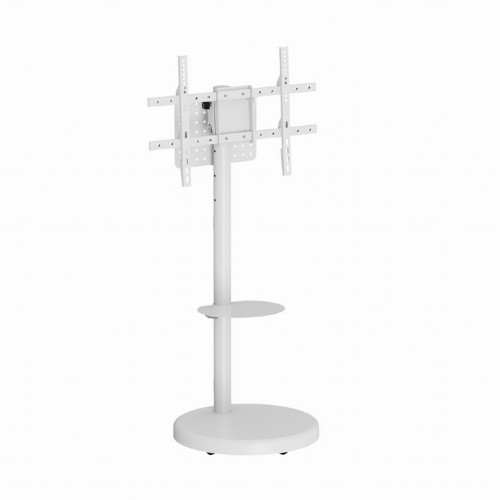 GEMBIRD METAL TV STAND WITH CASTER WHEELS 37′-86′ MAX VESA 600×400 WHITE