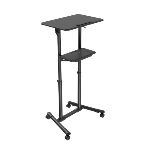 GEMBIRD MOBILE LECTURE DESK WITH CASTER WHEELS BLACK