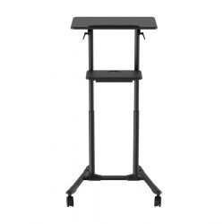 GEMBIRD MOBILE LECTURE DESK WITH CASTER WHEELS BLACK