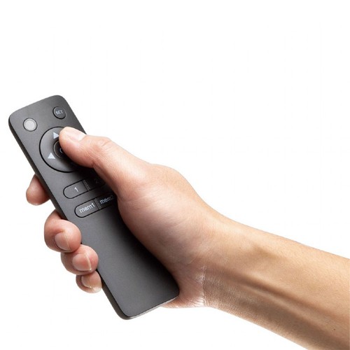 GEMBIRD MOTORIZED HEIGHT ADJUSTABLE TV FLOOR STAND WITH CASTER WHEELS AND REMOTE CONTROL 55′-100′