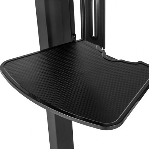 GEMBIRD MOTORIZED HEIGHT ADJUSTABLE TV FLOOR STAND WITH CASTER WHEELS AND REMOTE CONTROL 55′-100′