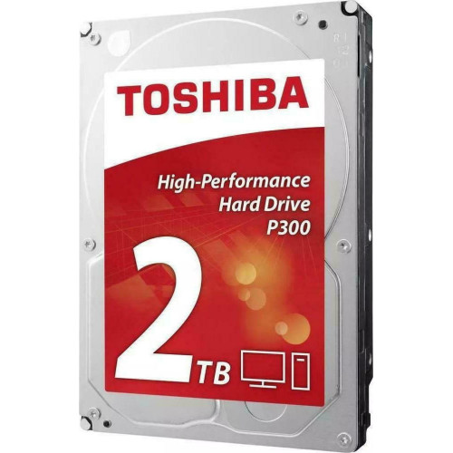 Toshiba P300 2TB HDD Σκληρός Δίσκος 3.5" SATA III 5400rpm με 128MB Cache για Desktop Bulk Toshiba P300 2TB HDD Σκληρός Δίσκος 3.5" SATA III 5400rpm με 128MB Cache για Desktop Bulk