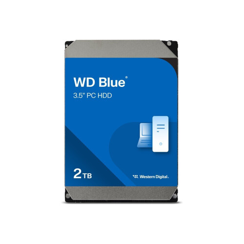 Western Digital Blue CMR 2TB HDD Σκληρός Δίσκος 3.5" SATA III 5400rpm με 64MB Cache για Καταγραφικό Western Digital Blue CMR 2TB HDD Σκληρός Δίσκος 3.5" SATA III 5400rpm με 64MB Cache για Καταγραφικό