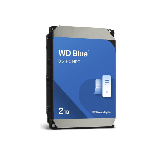 Western Digital Blue CMR 2TB HDD Σκληρός Δίσκος 3.5" SATA III 5400rpm με 64MB Cache για Καταγραφικό Western Digital Blue CMR 2TB HDD Σκληρός Δίσκος 3.5" SATA III 5400rpm με 64MB Cache για Καταγραφικό