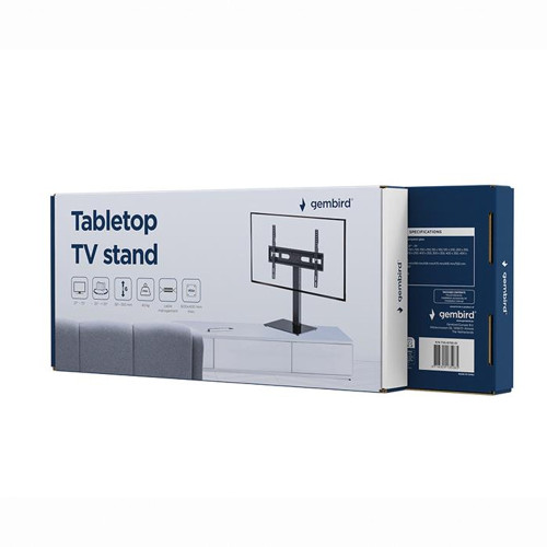 GEMBIRD TABLETOP TV STAND 37′-75′ VESA 600X400 BLACK