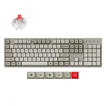 Keychron C2 Pro (C2PX-M1) QMK/VIA Mechanical Red Switch – 8K Polling Rate Hot Swap.100% US Retro RGB Keychron C2 Pro (C2PX-M1) QMK/VIA Mechanical Red Switch – 8K Polling Rate Hot Swap.100% US Retro RGB