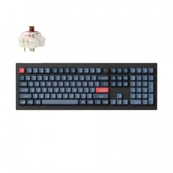 Keychron V6 Max (V6M-D3) QMK/VIA Wireless(BT/2,4/Wired) Custom Mechanical Keyboard Brown Switch 100% Keychron V6 Max (V6M-D3) QMK/VIA Wireless(BT/2,4/Wired) Custom Mechanical Keyboard Brown Switch 100%