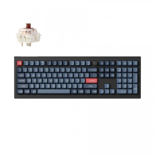 Keychron V6 Max (V6M-D3) QMK/VIA Wireless(BT/2,4/Wired) Custom Mechanical Keyboard Brown Switch 100% Keychron V6 Max (V6M-D3) QMK/VIA Wireless(BT/2,4/Wired) Custom Mechanical Keyboard Brown Switch 100%