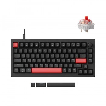 Lemokey X4 QMK (X4-A1) Wired Mechanical Keyboard 75% Red Switch US Layout Lemokey X4 QMK (X4-A1) Wired Mechanical Keyboard 75% Red Switch US Layout