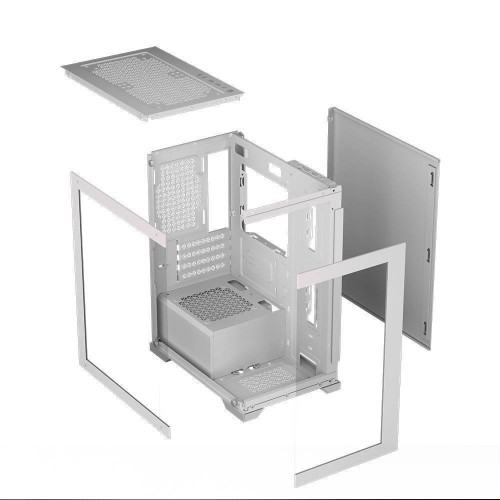 Armaggeddon Aquaron Gaming Midi Tower Κουτί Υπολογιστή με Πλαϊνό Παράθυρο Ροζ