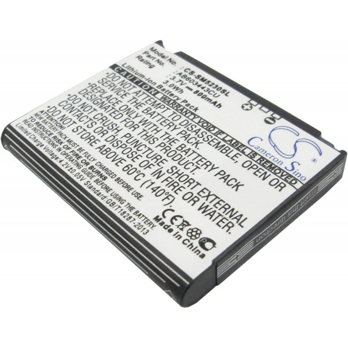 800mah Battery for Samsung Ab603443cc; Gt-s5230c, Sgh-s5230 Tocco Lite Star