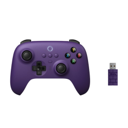 8Bitdo Ultimate with Charging Dock Ασύρματο Gamepad για Android / PC Μοβ Hall Effect Joystick