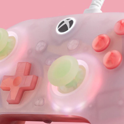 8Bitdo Ultimate Ενσύρματο Gamepad για PC / Xbox One / Xbox Series Translucent Pink