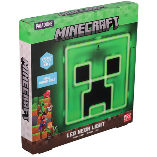 Minecraft Creeper Wall Mountable LED Neon Light