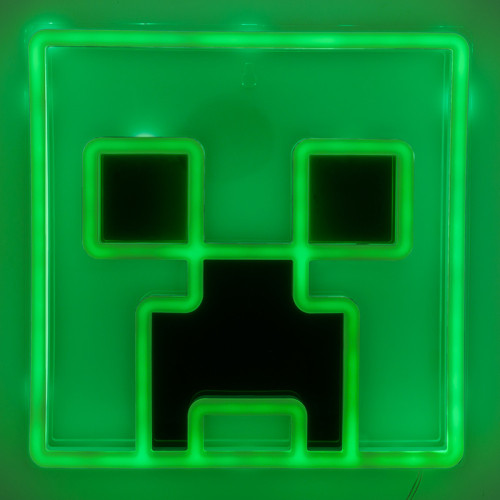 Minecraft Creeper Wall Mountable LED Neon Light