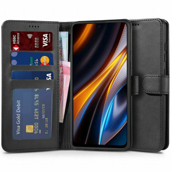 Tech-Protect Wallet Δερματίνης Μαύρο (Poco X4 GT 5G)