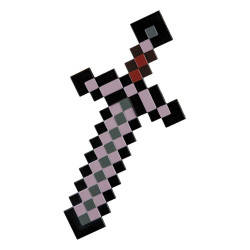 Jakks Pacific Minecraft: Nether Sword Σπαθί Ρεπλίκα μήκους 51εκ. σε Κλίμακα 1:1
