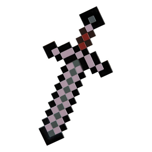 Jakks Pacific Minecraft: Nether Sword Σπαθί Ρεπλίκα μήκους 51εκ. σε Κλίμακα 1:1
