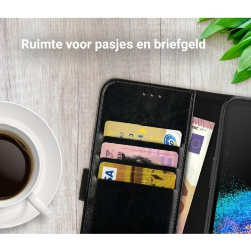 Rosso Element PU Θήκη Πορτοφόλι Samsung Galaxy Xcover 6 Pro - Black (8719246365966)