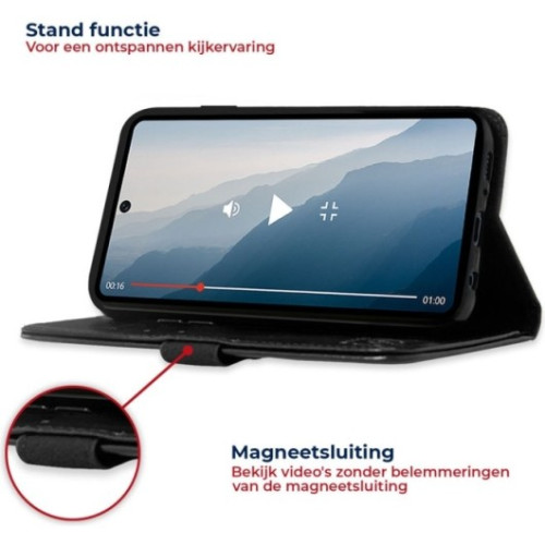 Rosso Element PU Θήκη Πορτοφόλι Samsung Galaxy Xcover 6 Pro - Black (8719246365966)