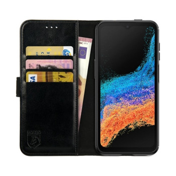 Rosso Element PU Θήκη Πορτοφόλι Samsung Galaxy Xcover 6 Pro - Black (8719246365966)