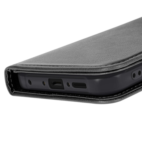 Avizar Clamshell Case Galaxy Xcover 7 Pro Wrist Strap Wallet Holder Black