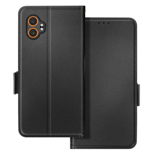 Avizar Clamshell Case Galaxy Xcover 7 Pro Wrist Strap Wallet Holder Black