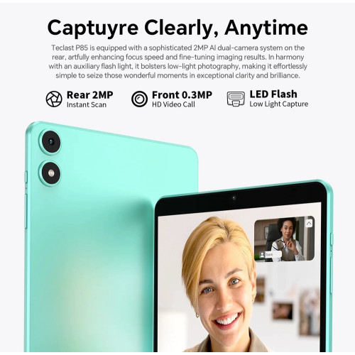 TECLAST tablet P85 2025, 8", 3/64GB, Android 15, 5000mAh, μπλε