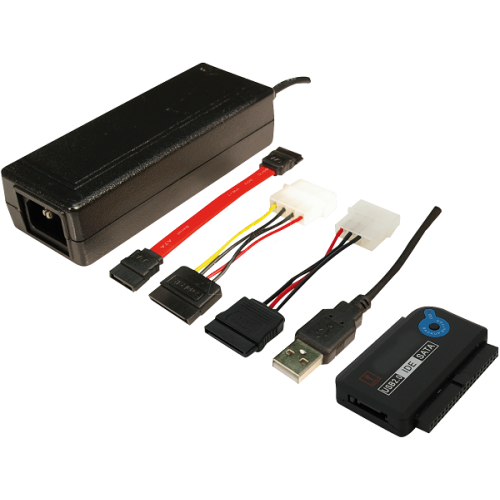 LogiLink USB 2 to IDE 2.5/3.5 & SATA Cable with PSU AU0006D