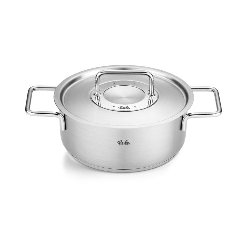 Ημίχυτρα 24CM Pure με Μεταλλικό Καπάκι Fissler 3.9lt / 24cm 8612424000