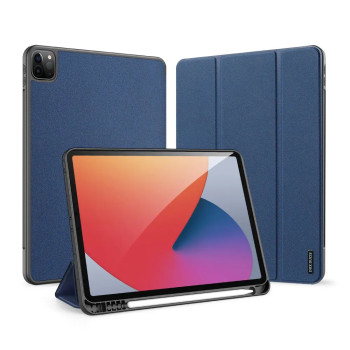 Θήκη Dux Ducis Skin Pro Series Tri-Fold Flip Cover για iPad Pro (2020/2021/2022) 11″ με ειδική θέση για πενάκι και ενισχυμένη εσωτερική πλάτη σε χρώμα μπλε