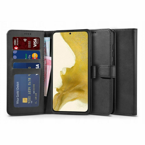Tech-Protect Wallet Δερματίνης Μαύρο (Galaxy S22+ 5G)