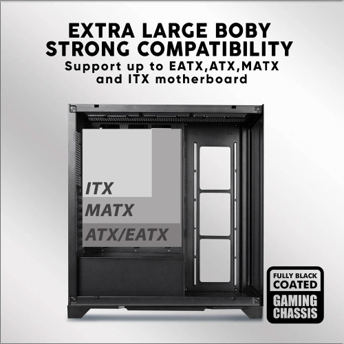 ARMAGGEDDON E-ATX RGB TRANSPARENT FISH TANK GAMING CASE AQUARON XTREME PINK