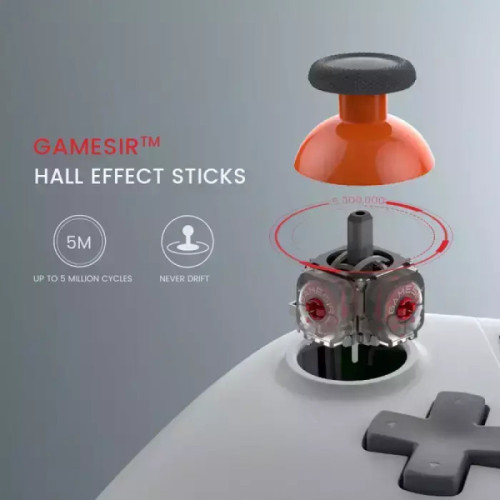 Gamesir Nova Lite Ασύρματο Gamepad για Android / PC / Switch 1-2 / iOS Blue