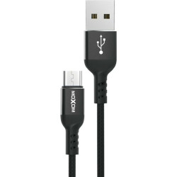 Moxom Braided USB 2.0 to micro USB Cable Μαύρο 4m (MX-CB44)