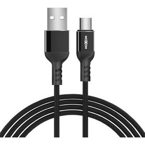 Moxom Braided USB 2.0 to micro USB Cable Μαύρο 4m (MX-CB44)