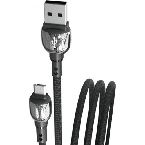 Moxom Braided USB 2.0 to micro USB Cable Μαύρο 4m (MX-CB44)