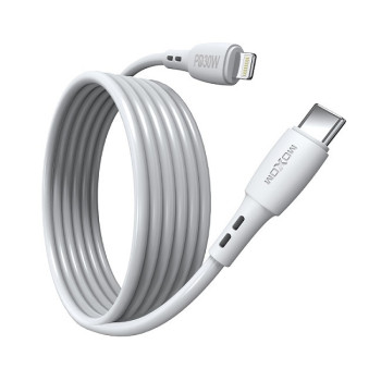 Moxom MX-CB133 USB-C to Lightning Cable 30W Λευκό 2m
