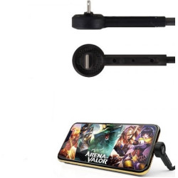 Moxom MX-CB01 USB-A to Lightning Cable Μαύρο 1m