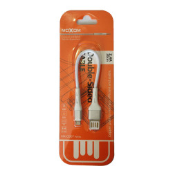 Moxom MX-CB07 Μετατροπέας USB-A male σε micro USB male Λευκό